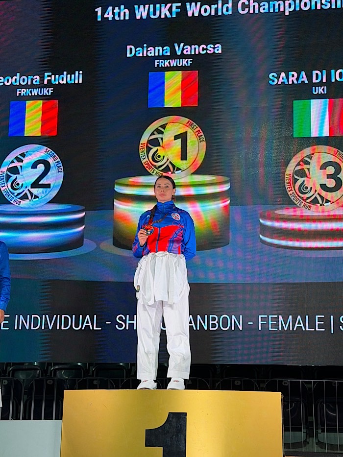 Performanță extraordinară pentru CSM Olimpia Satu Mare. Daiana Butean a cucerit al șaptelea titlu mondial la karate