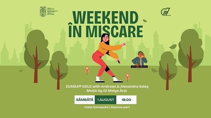 Zumba Gold pe malul Someșului. Sătmărenii sunt invitați la o seară de mișcare și muzică în aer liber
