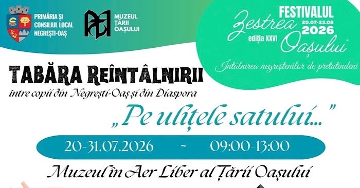 Copiii din Țara Oașului și din diaspora se reunesc într-o tabără dedicată tradițiilor românești