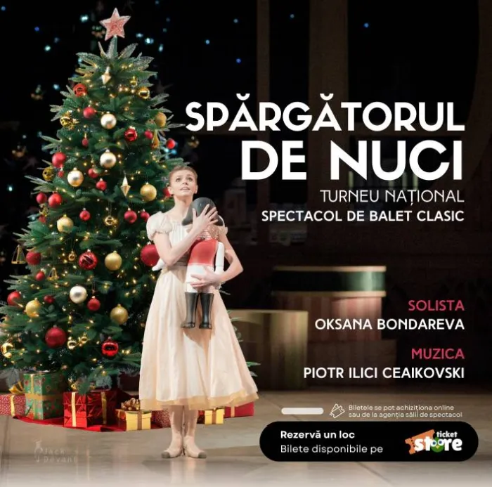 „Spărgătorul de nuci” aduce magia sărbătorilor pe scena din Satu Mare