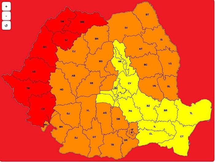 Cod roșu de caniculă pentru județul Satu Mare. Temperaturile se apropie din nou de 40 de grade