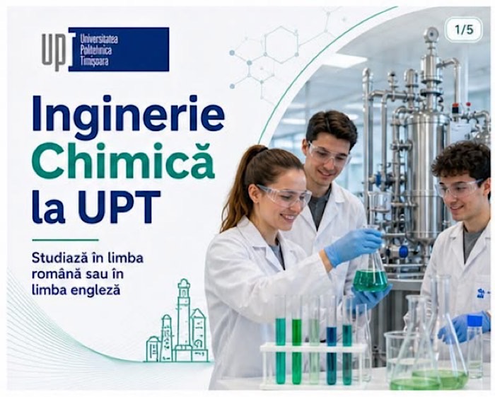Ingineria Chimică, o alegere pentru o carieră în industriile viitorului