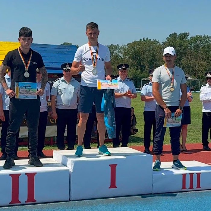 Pompierii voluntari din Satu Mare, campioni naționali cu un nou record al României