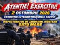 Exercițiu tactic în zona „La Fântâna Pintii” din Bogdand. Jandarmeria avertizează populația